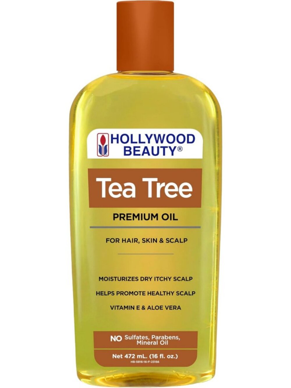 Tea Tree Oil for Hair, Scalp & Skin - 16 fl oz Moisturizing, Soothing, Vitamin E